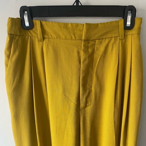 Zara high rise mustard trousers - Picture 3 of 9